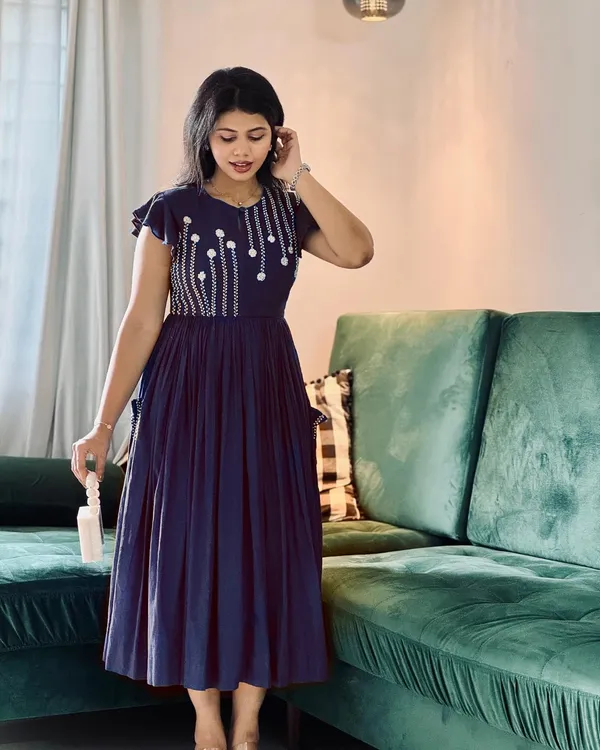 Beautiful_Embroidary_Work_Blue_Cotton_Midi_Kurti