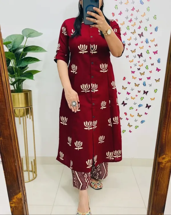 A-Line_Printed_Rosewood_Cotton_Co-erd_set