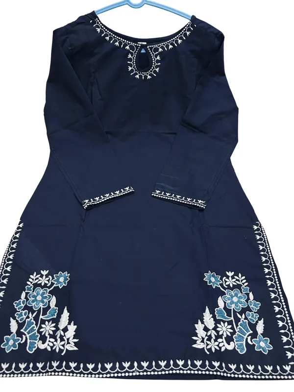 Trendy_Farshi_Pattern_Blue_Kurta_Salwar_Set