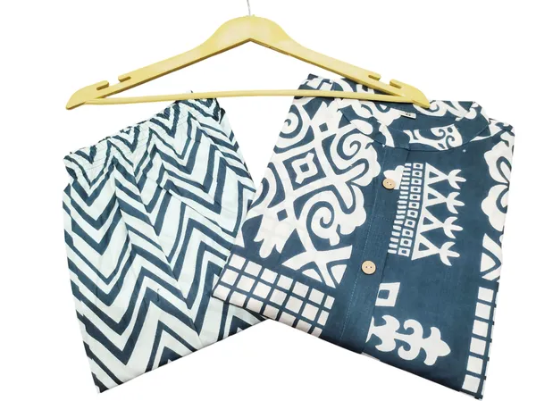 A-Line_Printed_Dark_Grey_Cotton_Co-erd_set