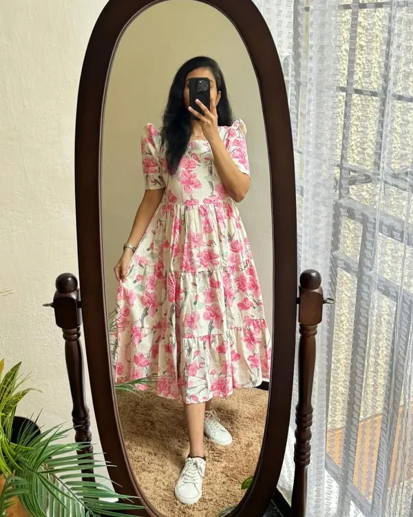 Printed_White_Multicolor_Cotton_Middi_Gown