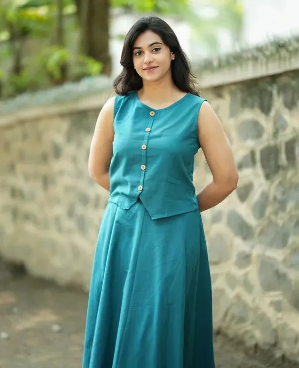 Sky_Blue_Color_Cotton_Skirt_Top