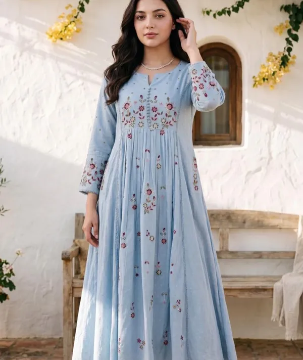 Designer_Embroidery_Work_Lavender_Cotton_Suit_Set
