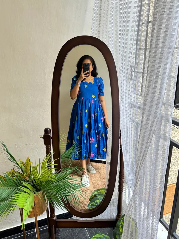 Beautiful_Embroidary_Work_Blue_Cotton_Midi_Kurti