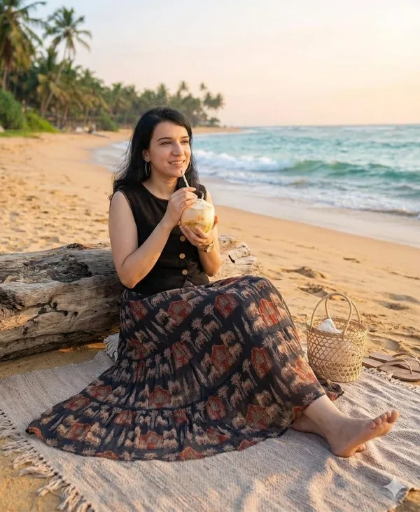 Black_Color_Printed_Cotton_Skirt_Top