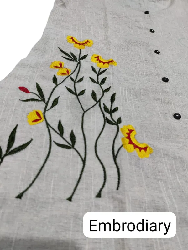 Beautiful_Embroidary_Work_Beige_South_Cotton_Midi_Kurti