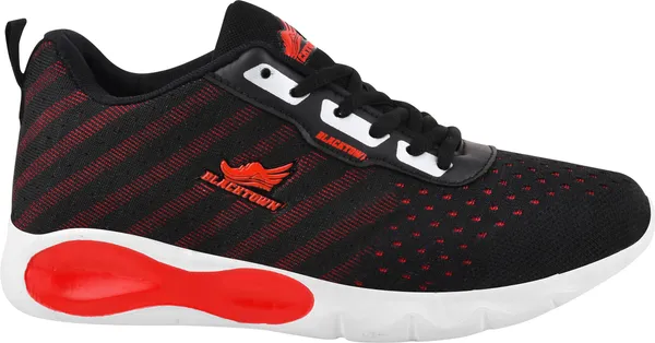 Black_Solid_Mesh_Eva_Sole_Casual_Running_Shoes_For_Men