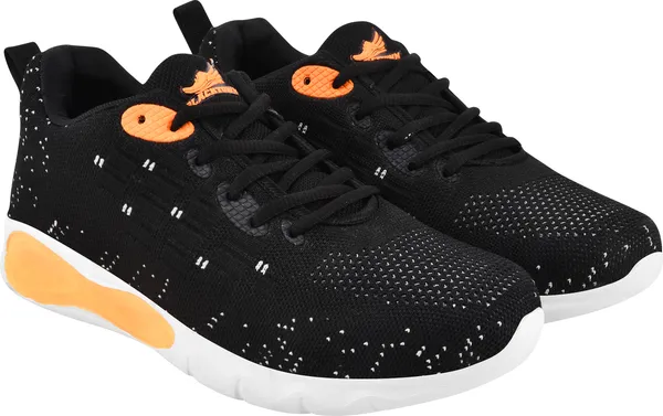 Black_Solid_Mesh_Eva_Sole_Casual_Running_Shoes_For_Men