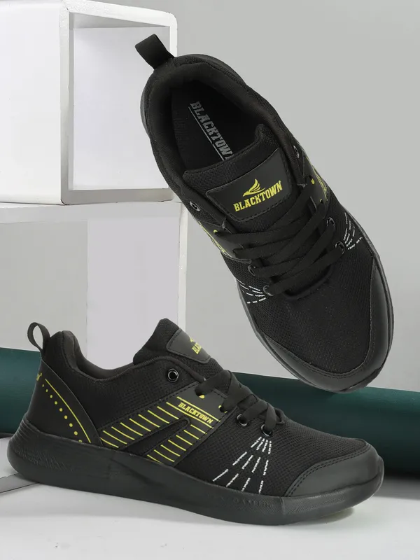 Black_&_Yellow__Synthetic_Eva_Sole_Sports_Walking_Shoes_For_Men