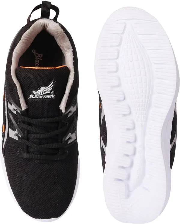Black_&_Orange_Solid_Mesh_Eva_Sole_Casual_Running_Shoes_For_Men