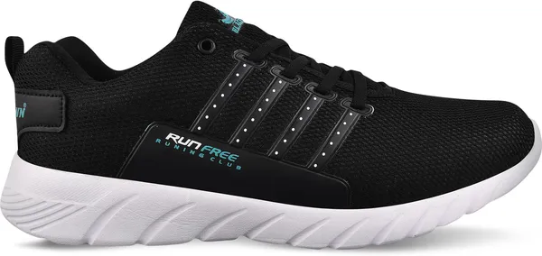 Black_Solid_Mesh_Eva_Sports_Running_Shoes_For_Men