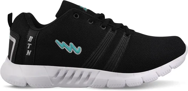 Black_Solid_Mesh_Eva_Sports_Running_Shoes_For_Men