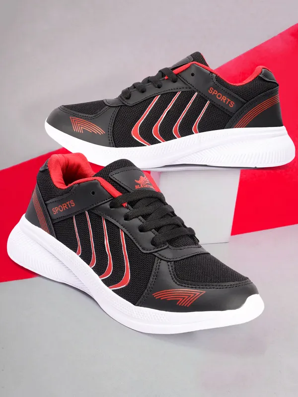 Black_&_Red__Synthetic_Eva_Sole_Casual_Walking_Shoes_For_Men