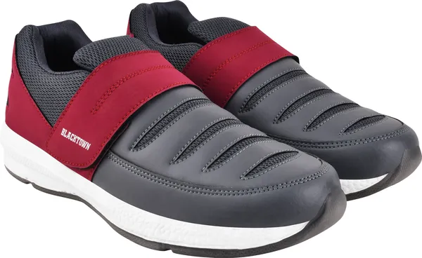 Maroon_Solid_Mesh_Eva_Sole_Casual_Running_Shoes_For_Men