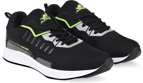 Black_&_Green_Solid_Mesh_Eva_Sole_Sports_Running_Shoes_For_Men