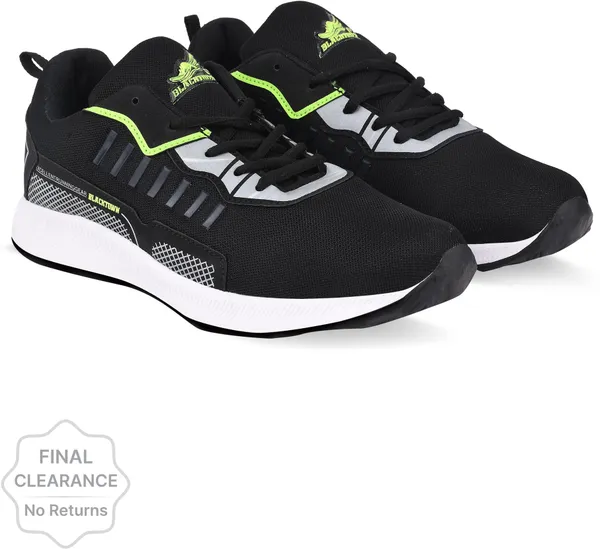 Black_&_Green_Solid_Mesh_Eva_Sole_Sports_Running_Shoes_For_Men