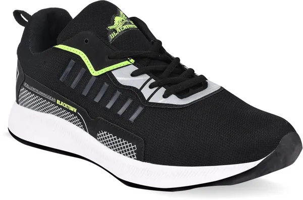 Black_&_Green_Solid_Mesh_Eva_Sole_Sports_Running_Shoes_For_Men