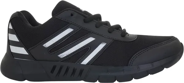 Black_Solid_Mesh_Eva_Sole_Casual_Running_Shoes_For_Men