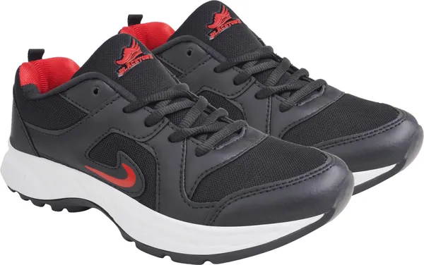 Black_Solid_Mesh_Eva_Sole_Casual_Running_Shoes_For_Men