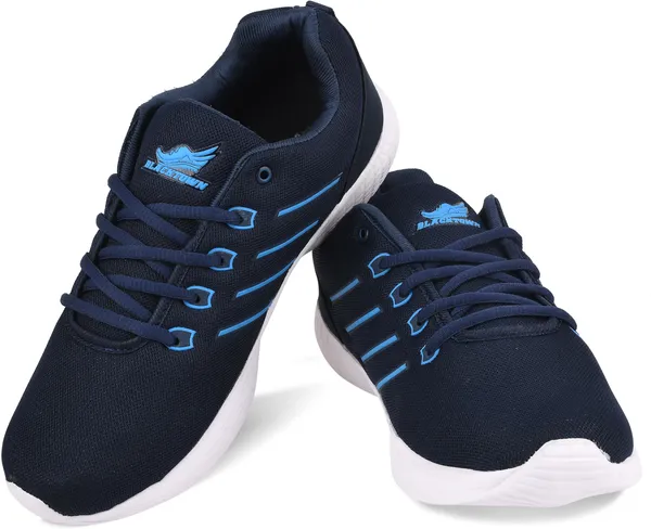 Navy__Mesh_Eva_Sole_Sports_Running_Shoes_For_Men