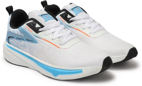 White_&_Navy_Casual_Running_Shoes_For_Men
