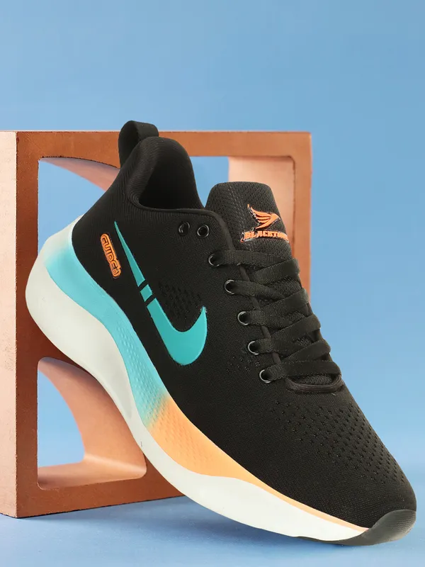 Green_Solid_Flyknit_Phylon_Sole_Casual_Running_Shoes_For_Men