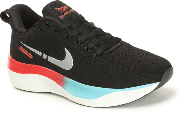 Black_Solid_Flyknit_Phylon_Sole_Casual_Running_Shoes_For_Men