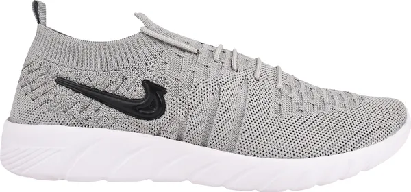 Grey_Solid_Flyknit_Eva_Sole_Casual_Running_Shoes_For_Men
