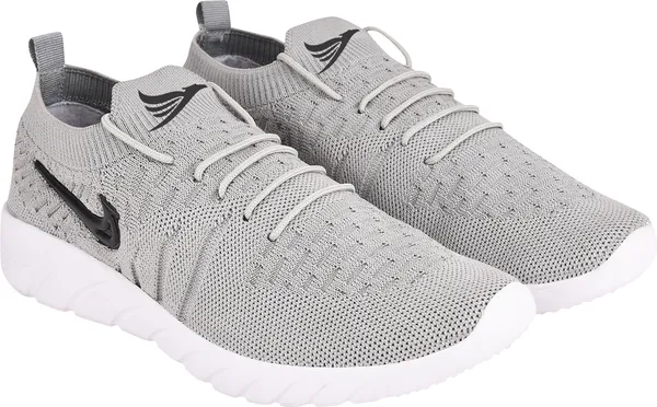 Grey_Solid_Flyknit_Eva_Sole_Casual_Running_Shoes_For_Men