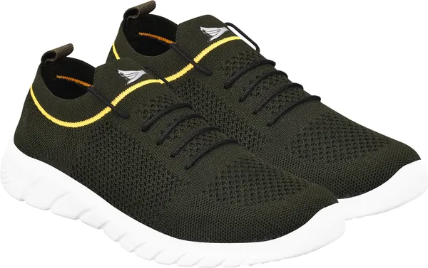 Olive_Solid_Flyknit_Eva_Sole_Casual_Running_Shoes_For_Men