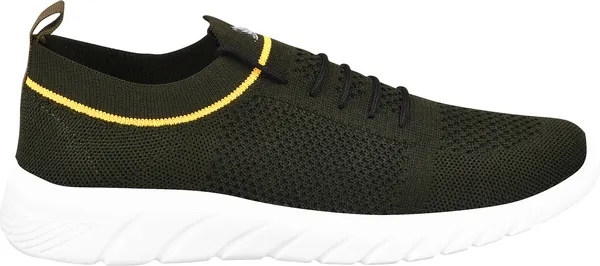 Olive_Solid_Flyknit_Eva_Sole_Casual_Running_Shoes_For_Men