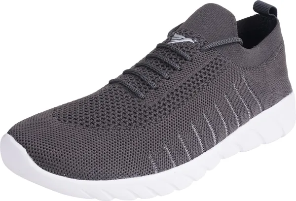 Grey_Solid_Flyknit_Eva_Sole_Casual_Running_Shoes_For_Men