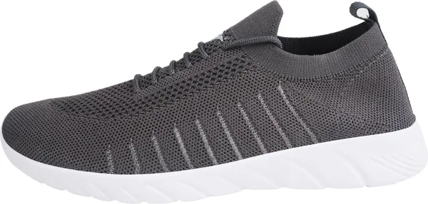 Grey_Solid_Flyknit_Eva_Sole_Casual_Running_Shoes_For_Men