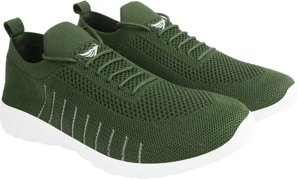 Olive_Solid_Flyknit_Eva_Sole_Casual_Running_Shoes_For_Men