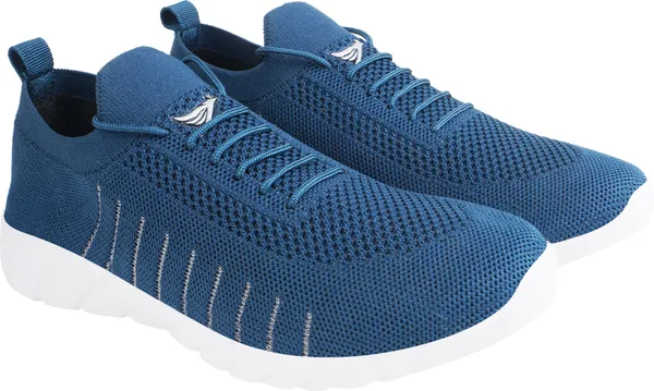 Green_Solid_Flyknit_Eva_Sole_Casual_Running_Shoes_For_Men