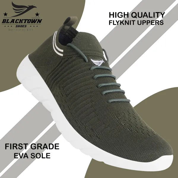 Olive_Solid_Flyknit_Eva_Sole_Casual_Running_Shoes_For_Men
