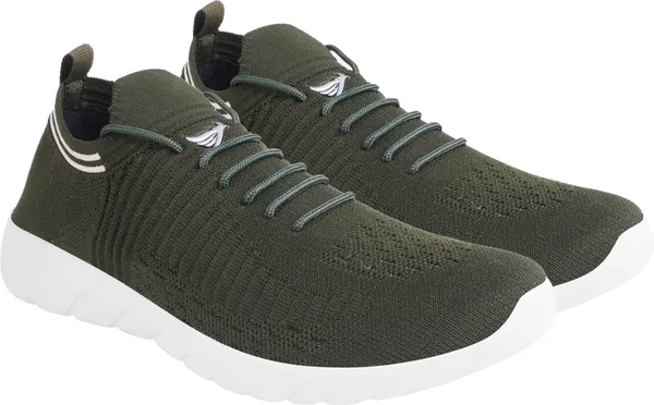 Olive_Solid_Flyknit_Eva_Sole_Casual_Running_Shoes_For_Men