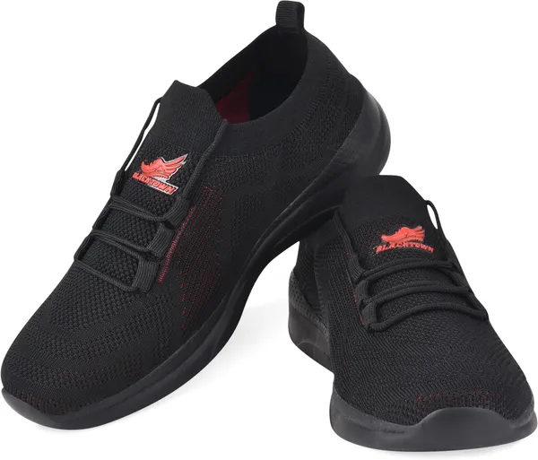 Black_Solid_Synthetic_Eva_Sole_Sports_Walking_Shoes_For_Men