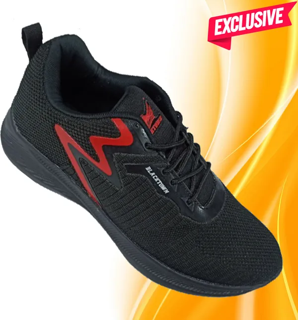 Black_Solid_Mesh_Eva_Sole_Casual_Running_Shoes_For_Men