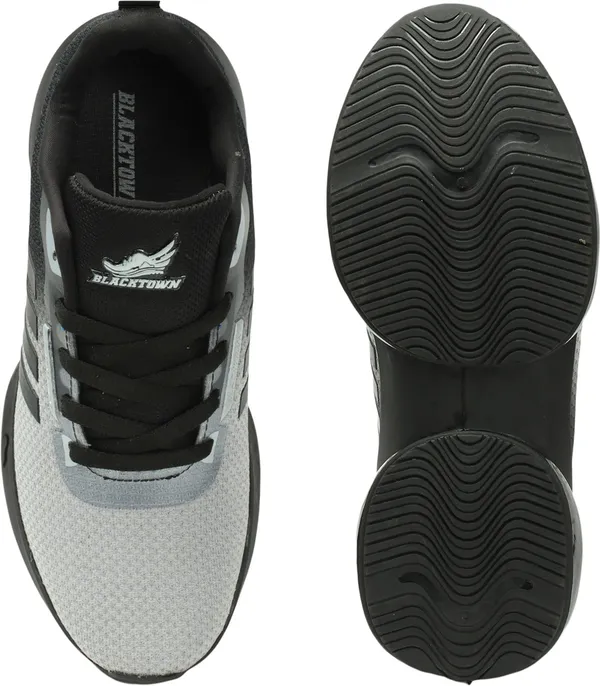Grey_&_Black__Flyknit_Phylon_Sports_Walking_Shoes_For_Men