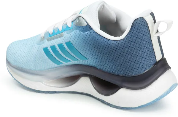 White_&_Navy__Flyknit_Phylon_Sports_Walking_Shoes_For_Men