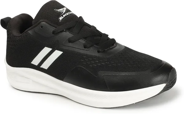 Black_&_White_Solid_Flyknit_Phylon_Sole_Casual_Running_Shoes_For_Men