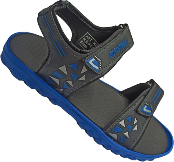 Grey_Printed_Resin_Casual_Slip-On_For_Men