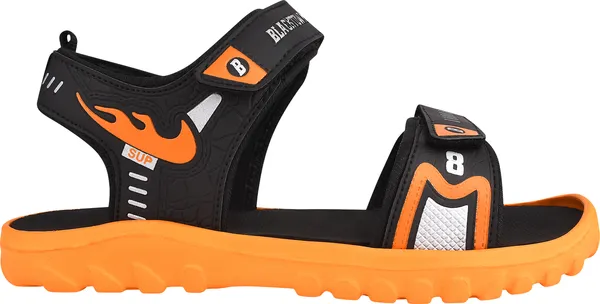 Black_&_Orange_Solid_Resin_Sports_Sandal_For_Men