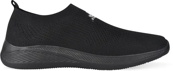 Black_Solid_Flyknit_Eva_Sole_Casual_Running_Shoes_For_Men