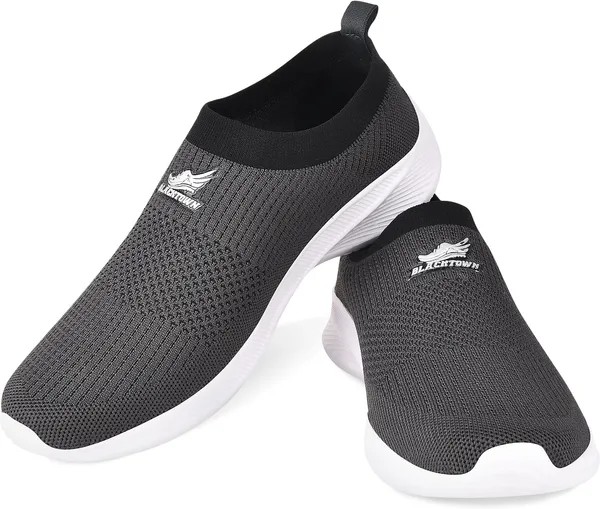 Grey_Solid_Flyknit_Eva_Sole_Casual_Running_Shoes_For_Men