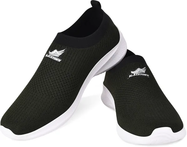 Olive_Solid_Flyknit_Eva_Sole_Casual_Running_Shoes_For_Men
