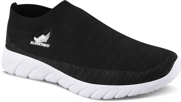 Black__Mesh_Eva_Sports_Walking_Shoes_For_Men