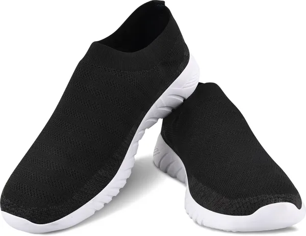 Black__Mesh_Eva_Sports_Walking_Shoes_For_Men