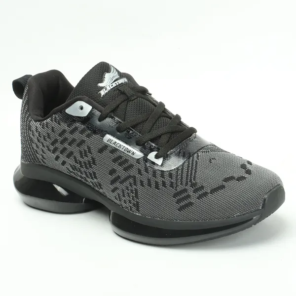 Black_&_Grey__Flyknit_Phylon_Sports_Walking_Shoes_For_Men